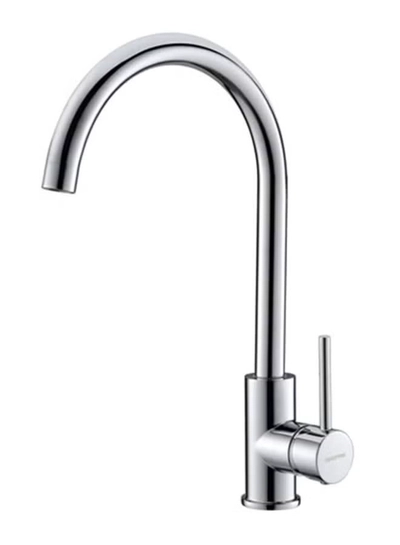 GEEPAS Single Lever Bathroom Sink Mixer Silver-0