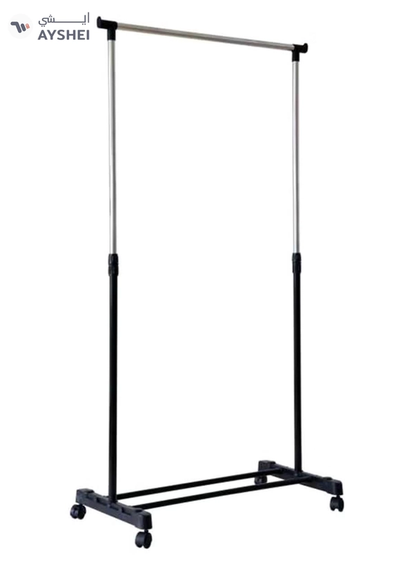 Living Single Garment Rack Black/Silver Medium