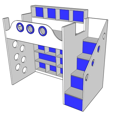 Coral Bunk bed-4