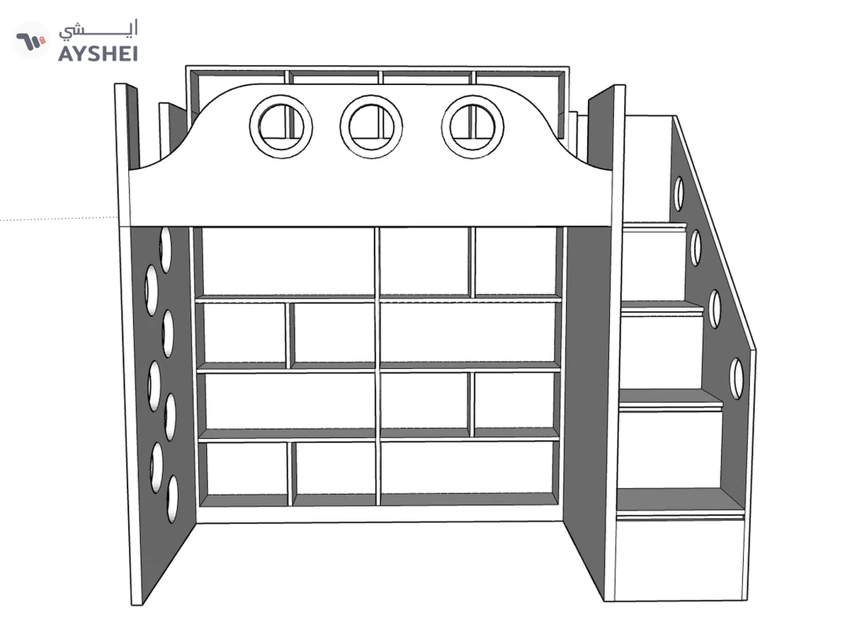 Coral Bunk bed-6-6