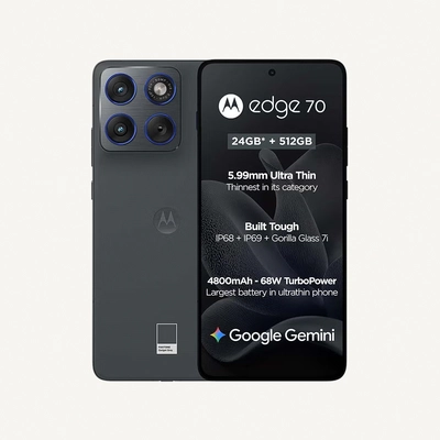 Motorola Edge 70 Dual SIM 5G 12 RAM 512GB Gadget Grey - Middle East Version-0