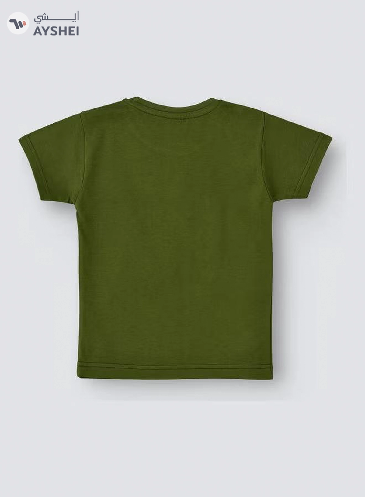 Babyqlo Eid Mubarak Printed T-Shirt Green-1-1