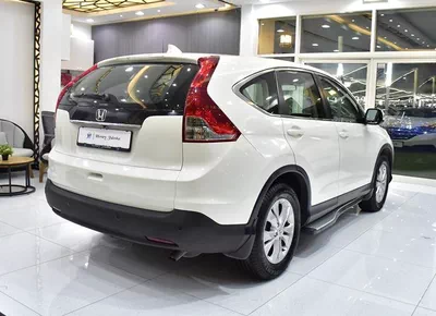 Honda CR-V ( 2013 Model ) in White Color GCC Specs-3