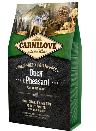 Carnilove Duck & Pheasant For Adult Dogs 4kg-0