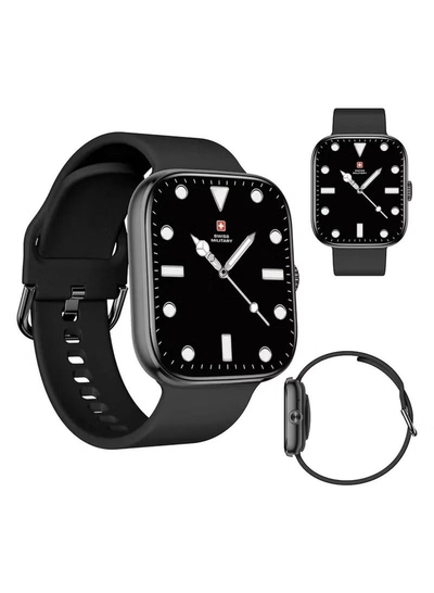 Swiss Military Alps 4 Smartwatch – Black | 1.75" AMOLED, Bluetooth Calling, IP68 Waterproof, Wireless Charging-7