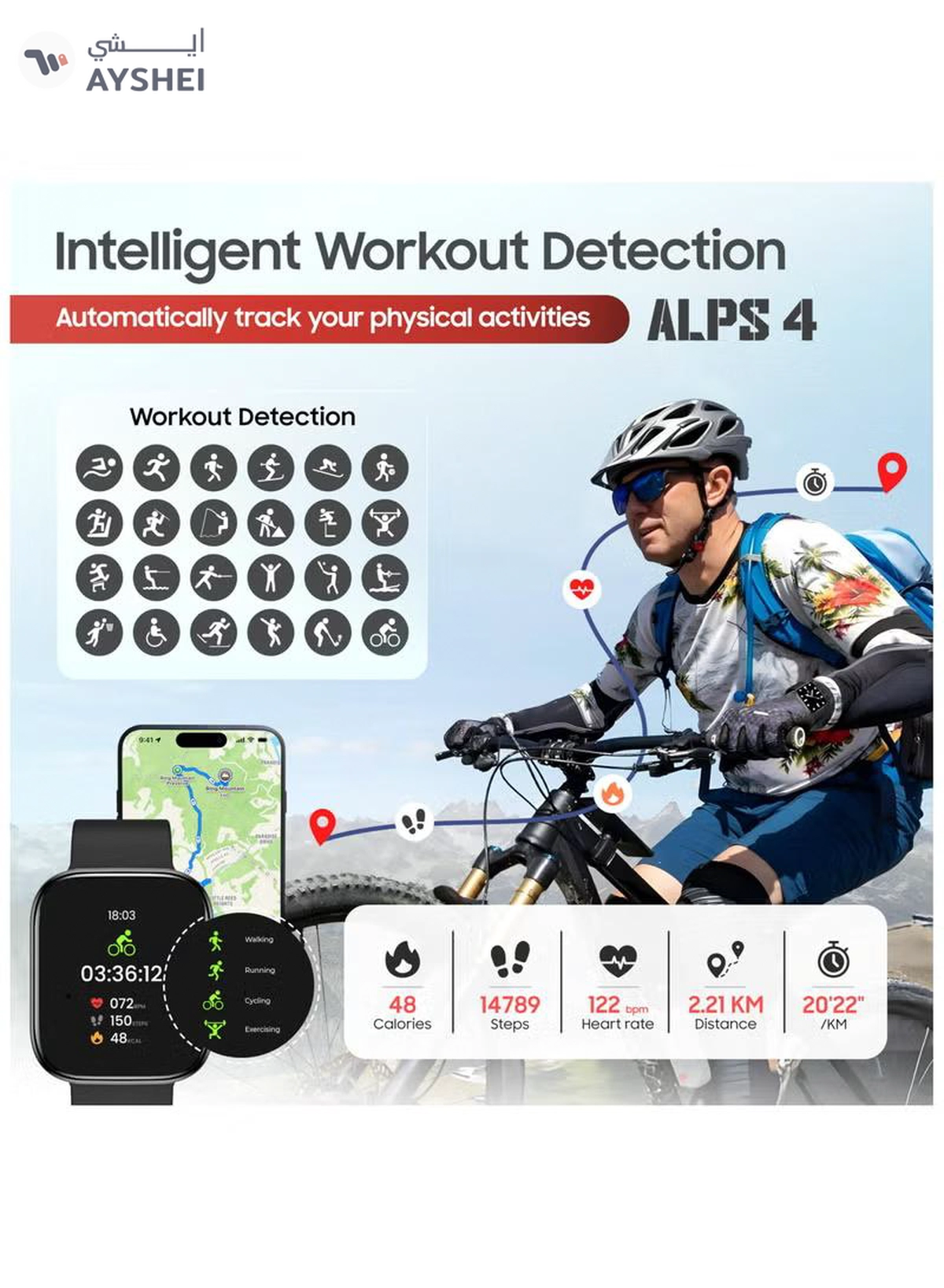 Swiss Military Alps 4 Smartwatch – Black | 1.75" AMOLED, Bluetooth Calling, IP68 Waterproof, Wireless Charging-6-6