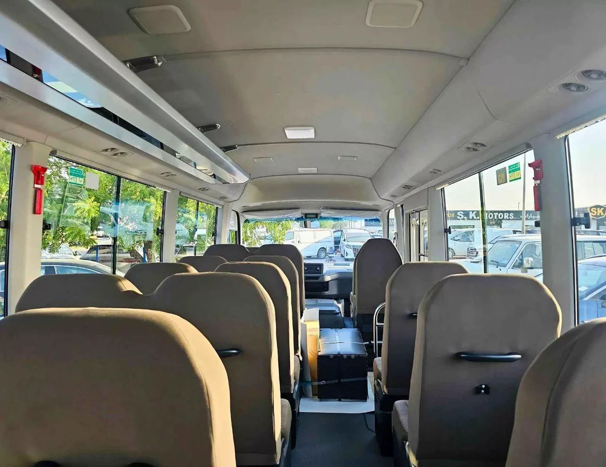 Toyota Coaster 23 SEATER || 2.8L DIESEL A/T | AUTO DOOR | HLF LUGGAGE RACK | PWR WINDOWS (CODE # COD28B)-12-0