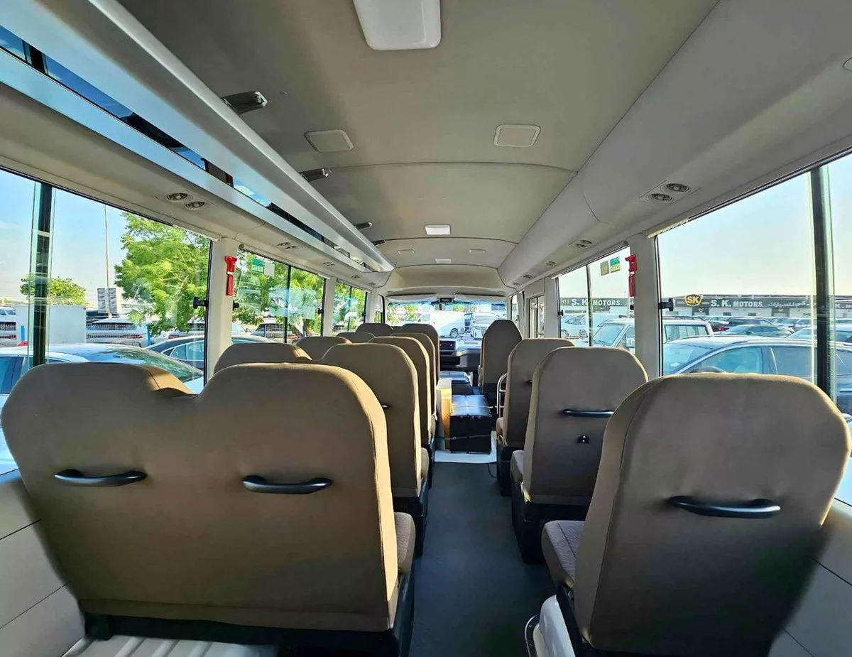 Toyota Coaster 23 SEATER || 2.8L DIESEL A/T | AUTO DOOR | HLF LUGGAGE RACK | PWR WINDOWS (CODE # COD28B)-13-0