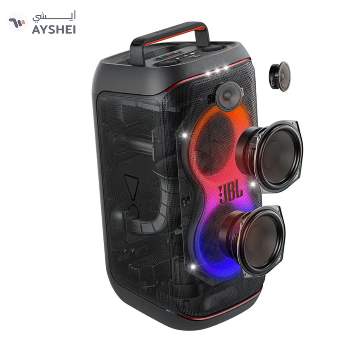 JBL Partybox Club 120 Portable Party Speaker Black-5-5