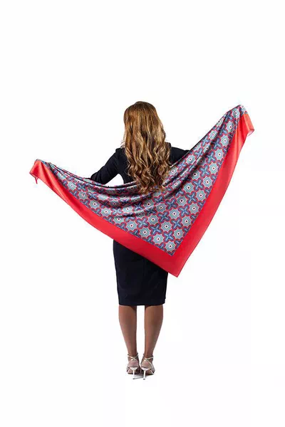 Silk Road - Ancient Shusha Scarf (Large)-1