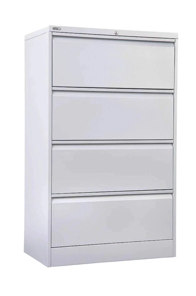 Lateral Filing Cabinet, 4 Drawers, High Quality-0