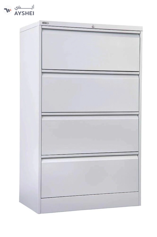 Lateral Filing Cabinet, 4 Drawers, High Quality