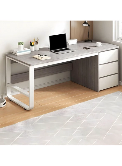 DubaiGallery Desktop Coffee Office Desk Writing Gaming Corner Drafting Storage Luxury Office Desk Meeting Scrivania Angolare Furniture-0