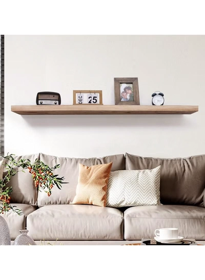 DubaiGallery Floating Wall Mounted Shelves, Display Ledge Storage Shelves Bedroom Office Kitchen Living Room, Modern Home Decor, Trophy Display, Photo Frames-2