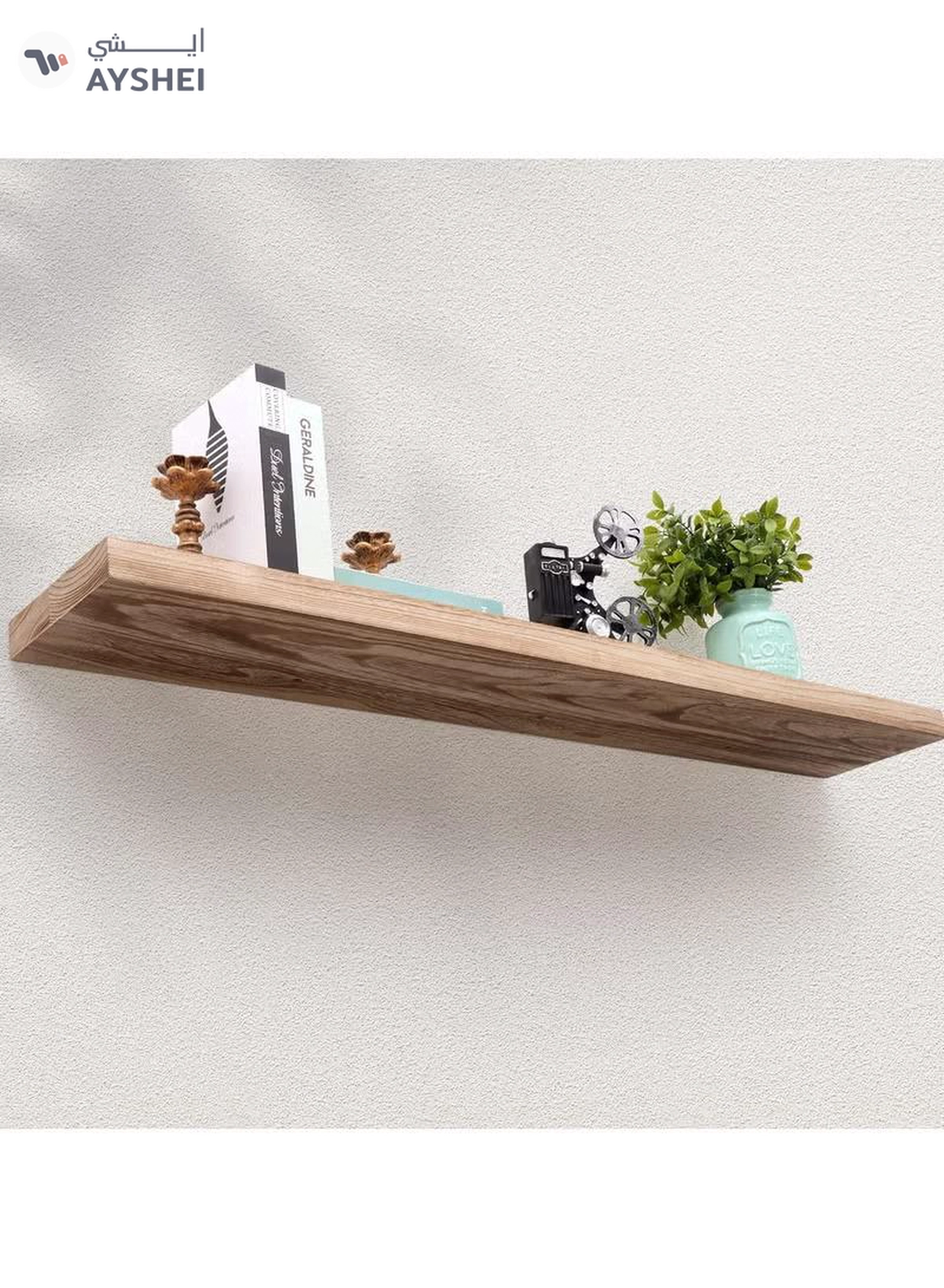 DubaiGallery Floating Wall Mounted Shelves, Display Ledge Storage Shelves Bedroom Office Kitchen Living Room, Modern Home Decor, Trophy Display, Photo Frames-3-3