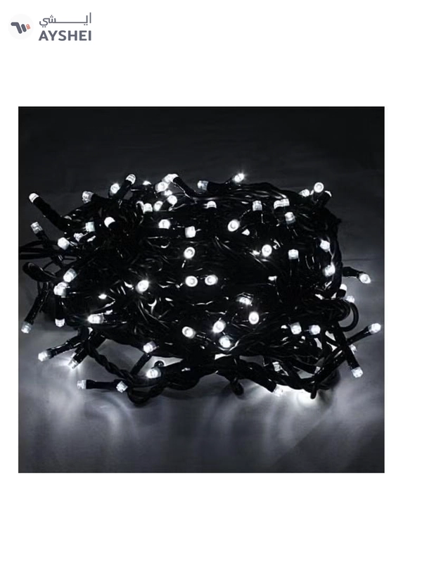 Yuwell Cool White LED Fairy Light Exterior Waterproof Fairy Light For Party Indoor And Outdoor Decoration For Home And Garden Decoration 50 LED 5 Meter