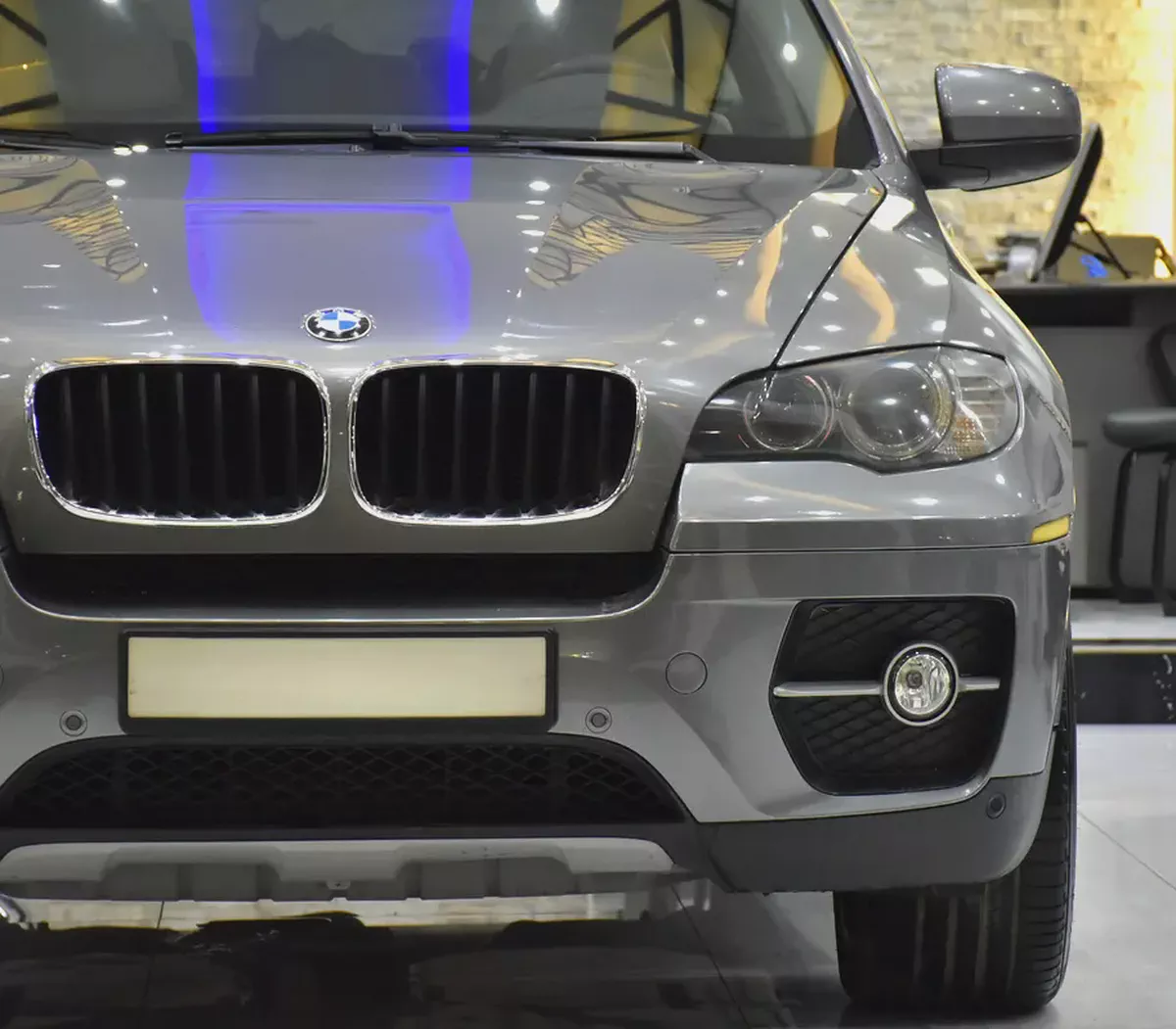 EXCELLENT DEAL for our BMW X6 xDrive35i ( 2012 Model ) in Grey Color GCC Specs-3-3