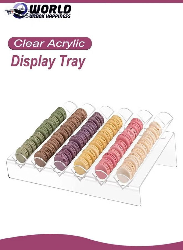 Eworld 6-Slot Acrylic Display Tray