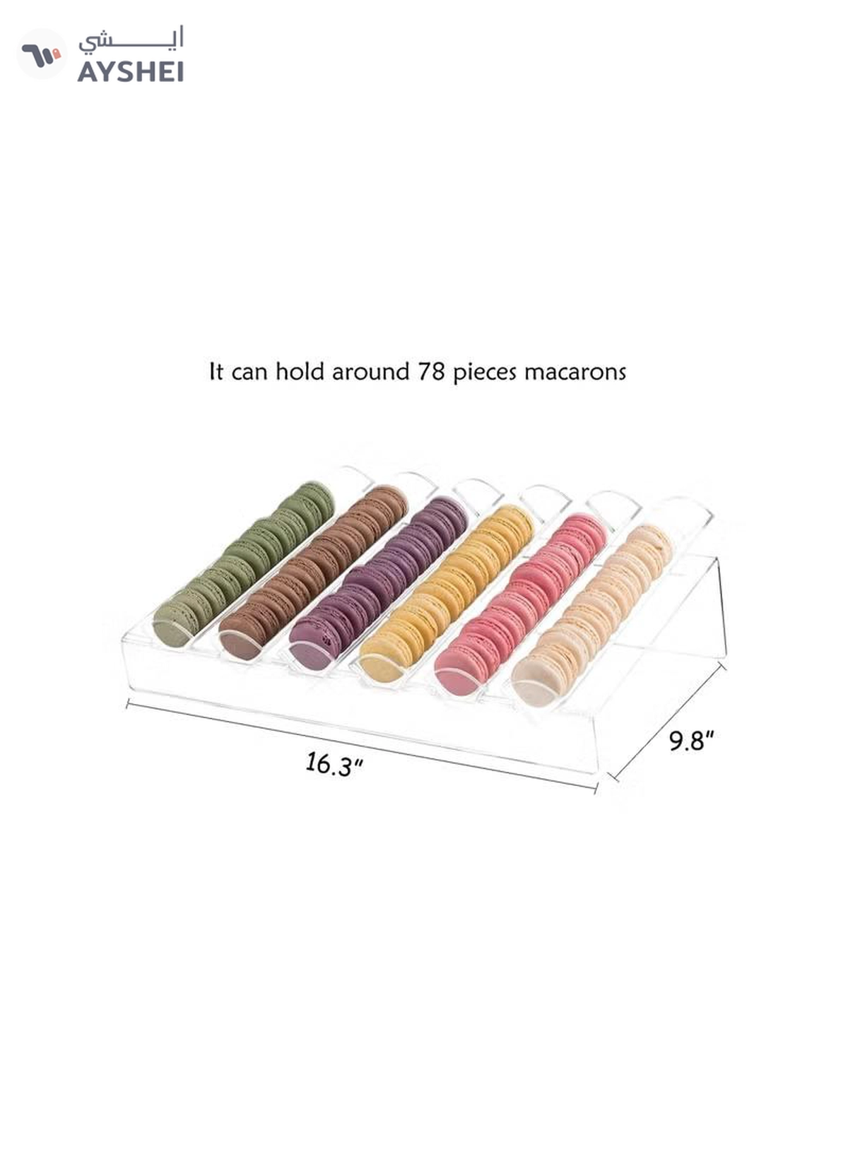 Eworld 6-Slot Acrylic Display Tray-2-2