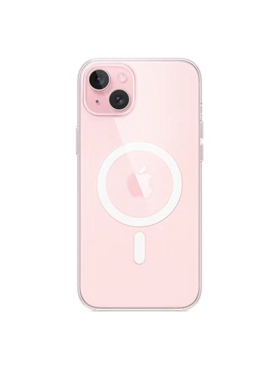 Apple iPhone 15 Plus Clear Case with MagSafe Clear-2