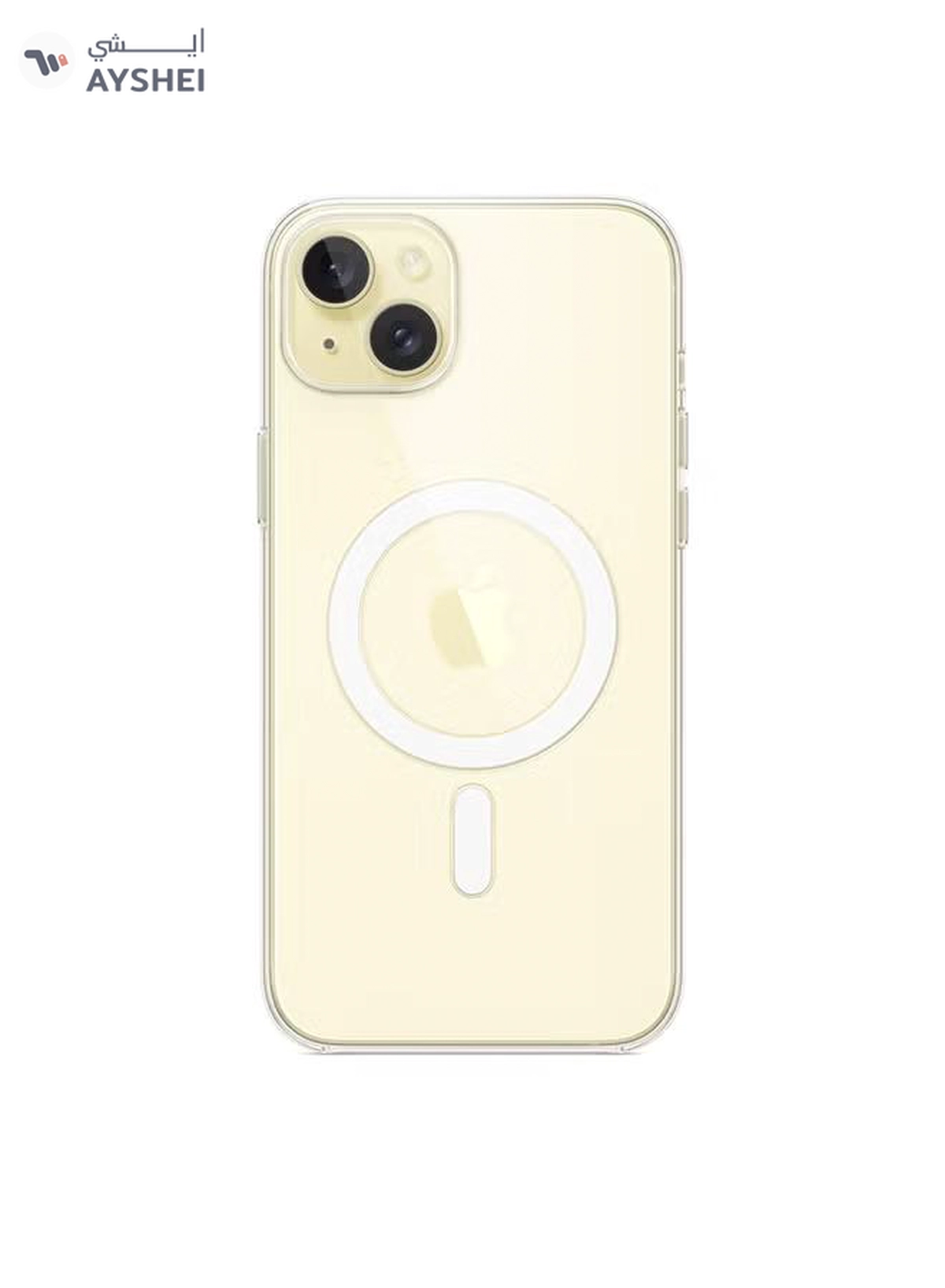 Apple iPhone 15 Plus Clear Case with MagSafe Clear-1-1