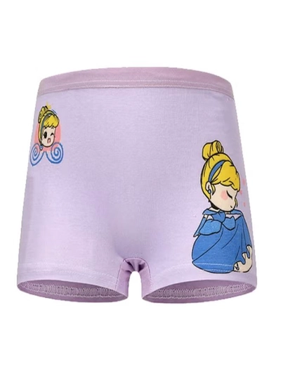 Babyqlo 4 Pack Cute Princess Printed Boxer Multicolour-1