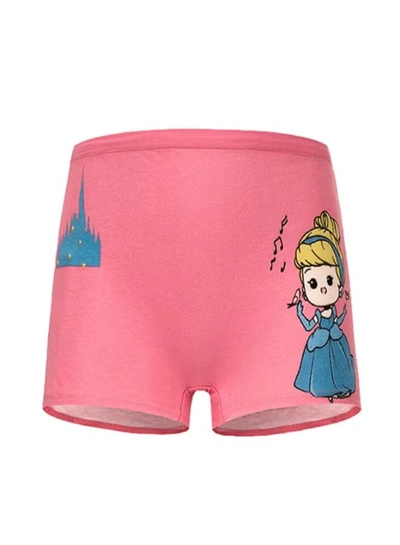 Babyqlo 4 Pack Cute Princess Printed Boxer Multicolour-2