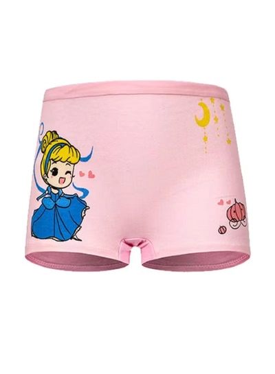 Babyqlo 4 Pack Cute Princess Printed Boxer Multicolour-3