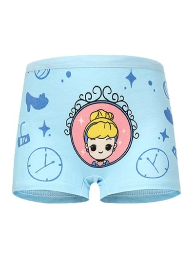 Babyqlo 4 Pack Cute Princess Printed Boxer Multicolour-4
