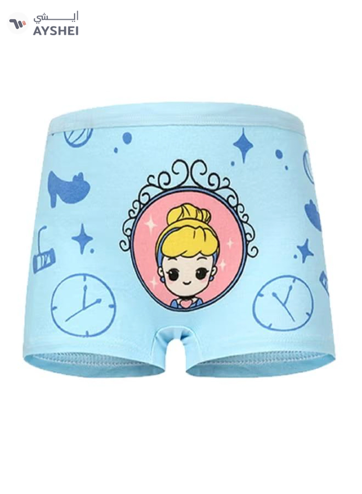 Babyqlo 4 Pack Cute Princess Printed Boxer Multicolour-4-4