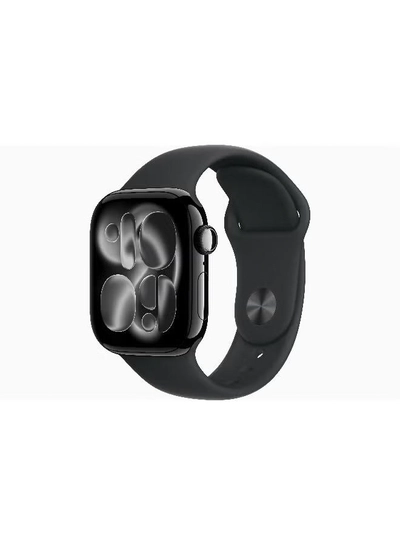 Apple Watch Series 11 GPS 42mm (International Version) Jet Black Aluminium Case With Black Sport Band - S/M-0