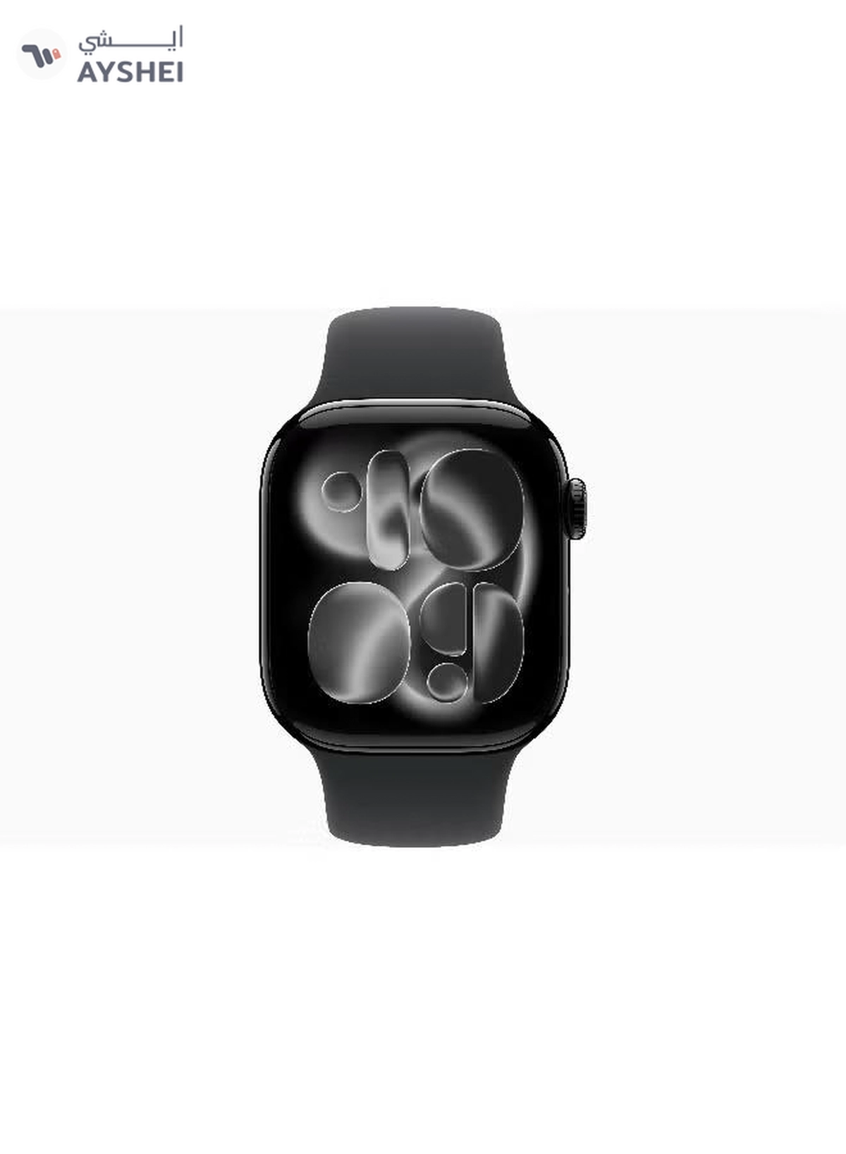 Apple Watch Series 11 GPS 42mm (International Version) Jet Black Aluminium Case With Black Sport Band - S/M-1-1