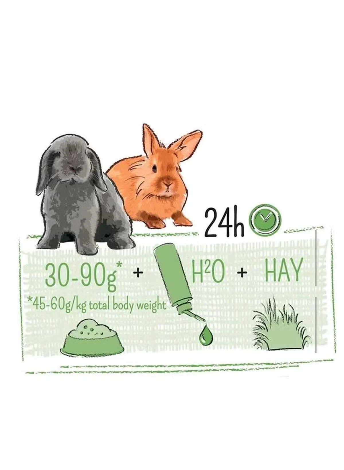  Witte Molen Molen Puur Rabbit Junior [Weight - 2kg]-1-1