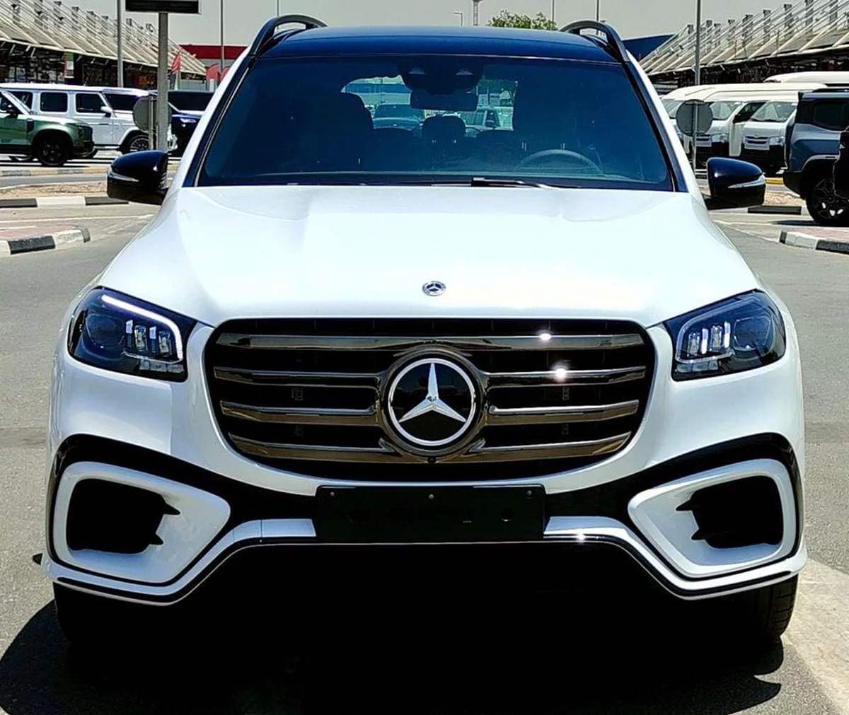 Mercedes Benz GLS450 4MATIC DARK SERIES AMG Dark Series Full Option Under Warranty 2026 GCC-5-5