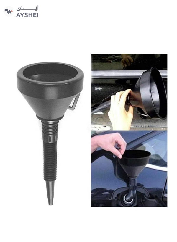 ABBASALI Plastic Funnel Can Spout for Oil Water Fuel