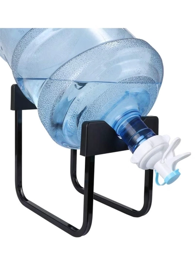 DubaiGallery Bottled Water Hand Press Type Water Dispenser Drinking Bucket Pure Mineral Water Folding Rack-0