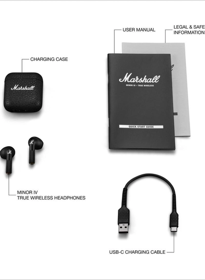 Marshall Minor IV Bluetooth Earphones-1