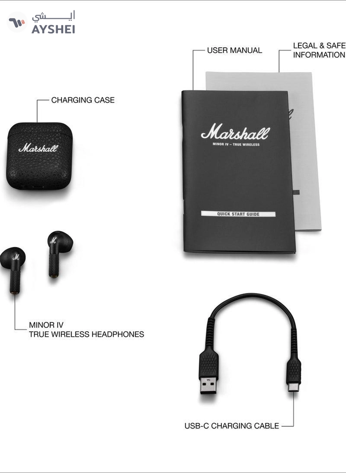 Marshall Minor IV Bluetooth Earphones-1-1