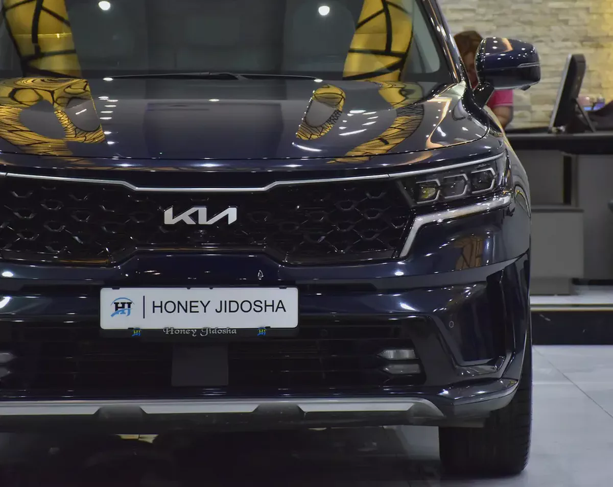 AED 1,913 EMi at 0% DP | KIA Sorento V6 4WD Full Option ( 2023 Model ) in Blue Color GCC Specs-3-3