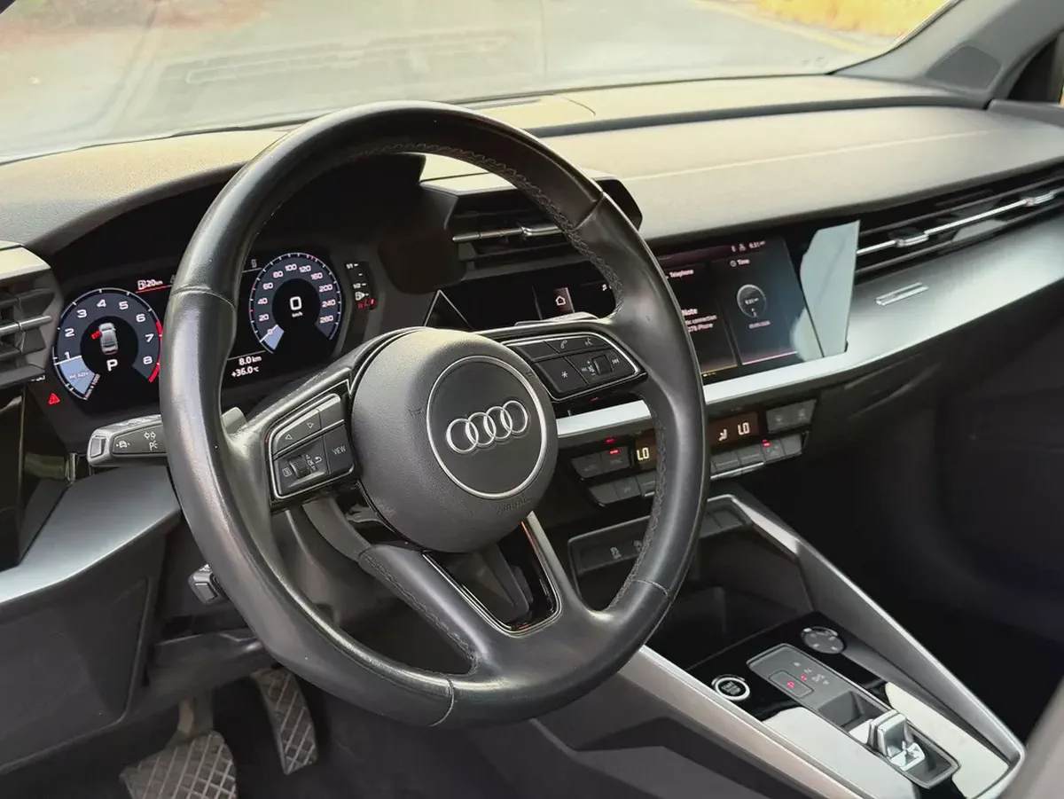 AED 1,560 Monthly | 2022 Model | GCC Specs | Audi A3 35 TFSI | 1.4-liter turbo-charged-7-7