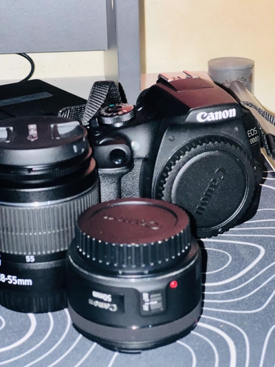 Canon EOS 2000D DSLR With-1