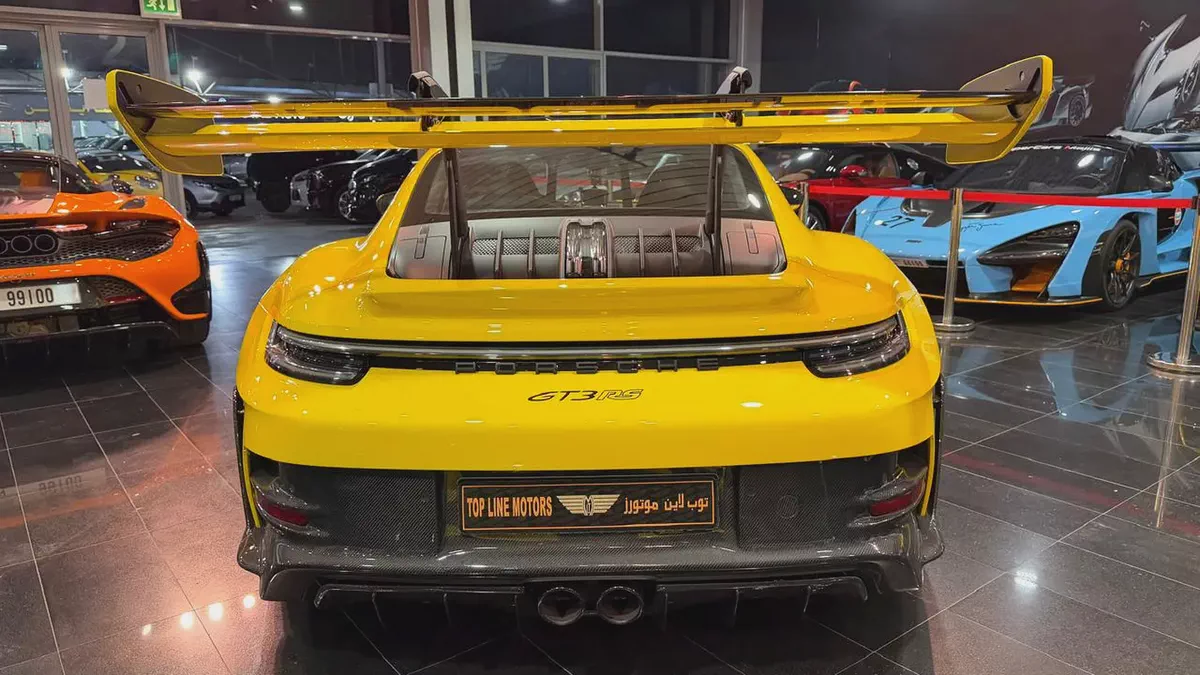 PORSCHE CARRERA /911 GT3 RS, GCC, AL NABODAH WARRANTY, FULL SERVICE HISTORY, FULL CARBON PACKAGE-12-12