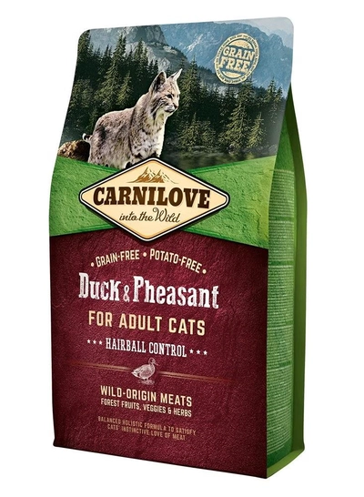  CARNILOVE Duck & Pheasant for Adult Cats 2kg-0