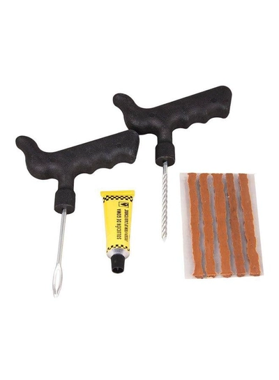 Generic 4-Piece Tubeless Tyre Puncture Repair Kit-0