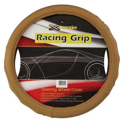 Xcessories Racing Grip Steering Wheel Cover (13 cm)-0