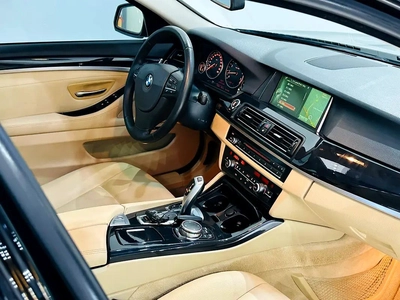 BMW 535i EXCLUSIVE GCC SOECS LOW KILOMETER WITH ONE YEAR WARRANTY-15