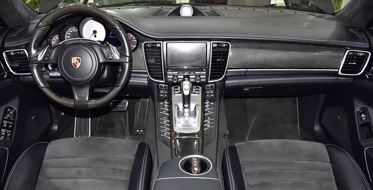 Porsche Panamera GTS ( 2014 Model ) in Brown Color GCC Specs-7-7