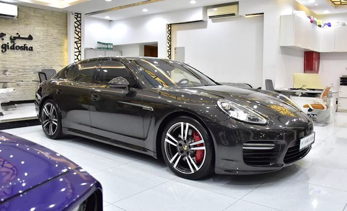 Porsche Panamera GTS ( 2014 Model ) in Brown Color GCC Specs-10-10