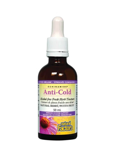natural Factors Anti-Cold Herb Tincture Natural Berry-0