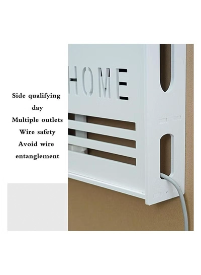 Eworld Stylish Wall-Mounted Router Rack for Wi-Fi Router-1